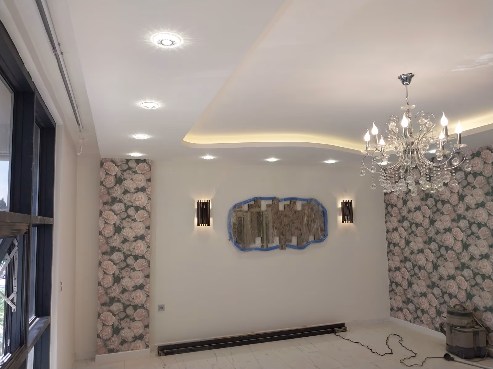 Lüks Salon Tavan ve Işık Tasarımı